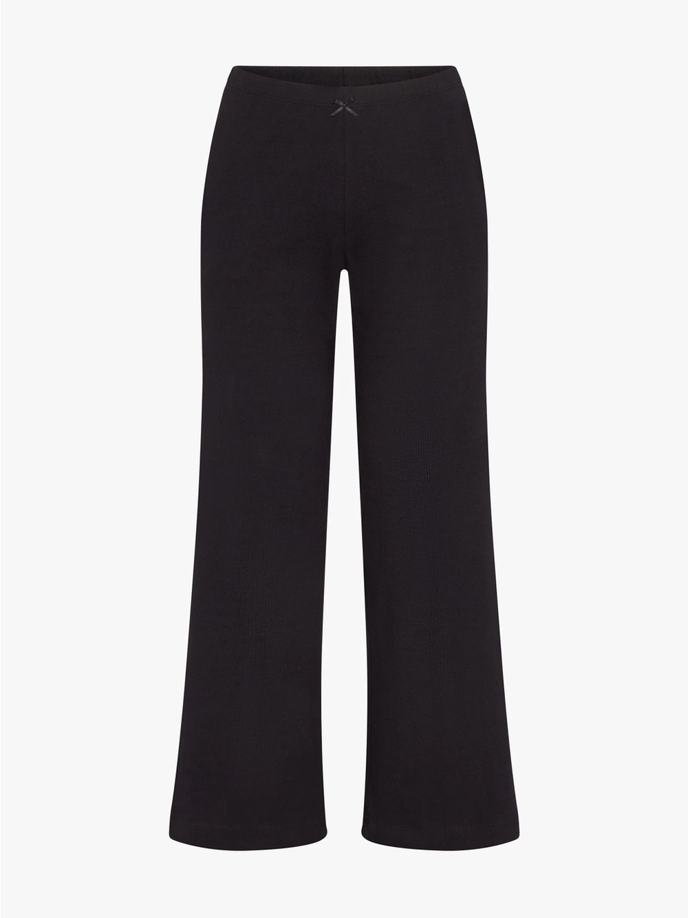 RAT BOI Pointelle Pant in Onyx